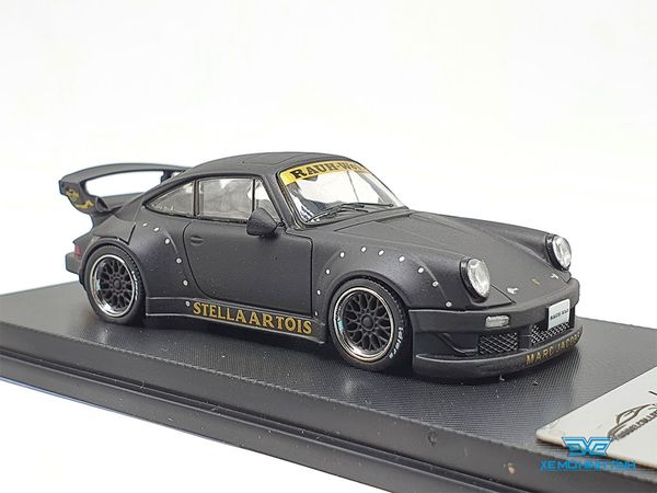 Xe Mô Hình Porsche 930 3.8 Type Wing 1:64 Model Collect ( Đen Nhám )