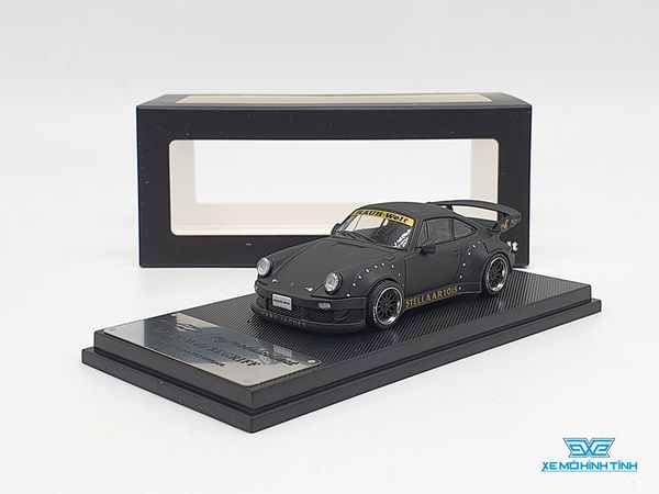 Xe Mô Hình Porsche 930 3.8 Type Wing 1:64 Model Collect ( Đen Nhám )