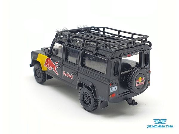 Xe Mô Hình Land Rover Defender 110 Red Bull LUKA LHD 1:64 Mini GT (Đen)