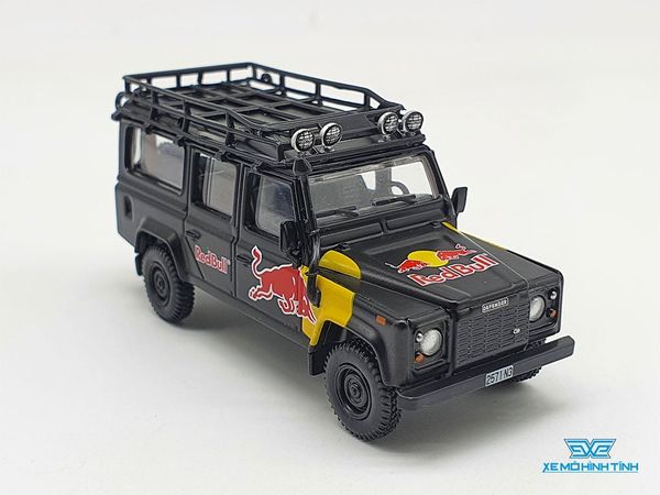 Xe Mô Hình Land Rover Defender 110 Red Bull LUKA LHD 1:64 Mini GT (Đen)