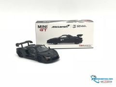 Xe Mô Hình Mclaren Senna 1:64 MiniGT ( Đen )