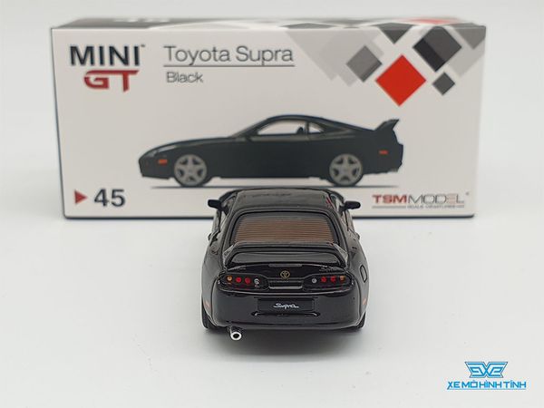 Xe Mô Hình Toyota Supra (JZA80) 1:64 MiniGT ( Đen )