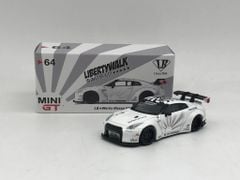 Xe Mô Hình LB*Works Nissan GT-R R35 1:64 MiniGt ( Trắng ) – Shop