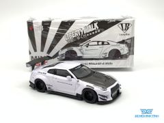 Xe mô hình Nissan GT-R R35 Liberty Works Type 2 Rear Wing Ver 3 1:64 MiniGT ( Trắng )