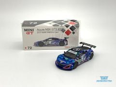 Xe Mô Hình Honda Acura NSX Gt3 #93 2017 IMSA Watkins Glen LHD 1:64 MiniGt ( Xanh )