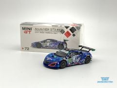 Xe Mô Hình Honda Acura NSX Gt3 #93 2017 IMSA Watkins Glen LHD 1:64 MiniGt ( Xanh )