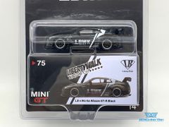 Xe Mô Hình LB-Works Nissan GT-R R35 Type1 , Rear Wing ver1 1:64 MiniGT ( Đen )