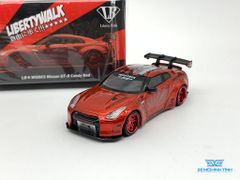 Xe mô hình Nissan GT-R R35 Liberty Works Type 1 Rear Wing Ver 1+2 1:64 MiniGT ( Đỏ )