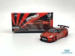 Xe mô hình Nissan GT-R R35 Liberty Works Type 1 Rear Wing Ver 1+2 1:64 MiniGT ( Đỏ )