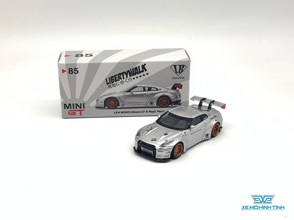Xe Mô Hình LB*Works Nissan GT-R R35 Type 1 , Rear Wing ver 1