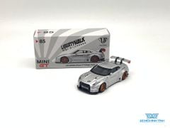 Xe Mô Hình LB*Works Nissan GT-R R35 Type 1 , Rear Wing ver 1 , Magic Pearl Taiwan Exclusive 1:64 MiniGT ( Trắng )