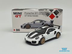 Xe Mô Hình Porsche 911 GT2 RS 1:64 MiniGT ( Trắng )