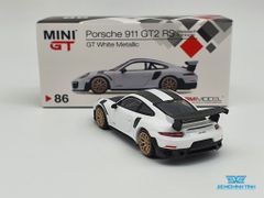 Xe Mô Hình Porsche 911 GT2 RS 1:64 MiniGT ( Trắng )