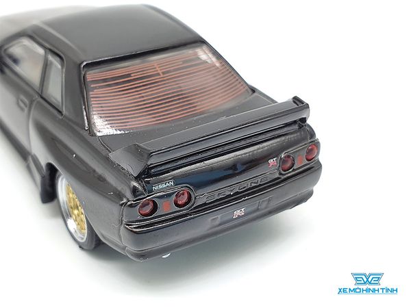 Xe Mô Hình Nissan SkyLine GT-R (R32) 1:64 Minigt ( Đen )