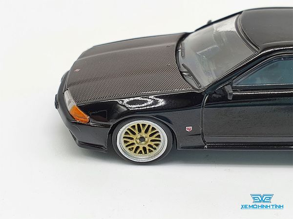 Xe Mô Hình Nissan SkyLine GT-R (R32) 1:64 Minigt ( Đen )