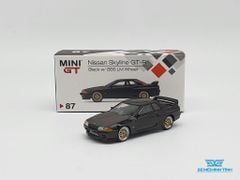 Xe Mô Hình Nissan SkyLine GT-R (R32) 1:64 Minigt ( Đen )