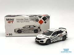 Xe Mô Hình Honda Civic Type R ( FK8 ) Blitz Type R 1:64 MiniGT ( Trắng )