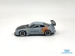 Xe Mô Hình Pandem Nissan GT-R (R35) GT Wing Rocaf Malataw Fighter LHD Taiwan Exclusive 1:64 MiniGT ( Xám )