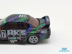 Xe Mô Hình Nissan Skyline GT-R (R32) Gr.A #87 HKS 1993 Japan Touringcar Championship 1:64 MiniGT ( Xanh Lá )