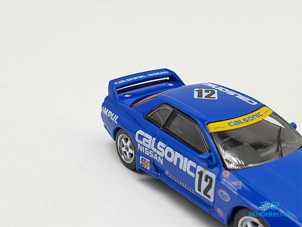 Xe Mô Hình Nissan Skyline GT-R ( R32 ) Gr.A #12 Calsonic 1993 Japan RHD 1:64 MiniGT ( Xanh Dương )