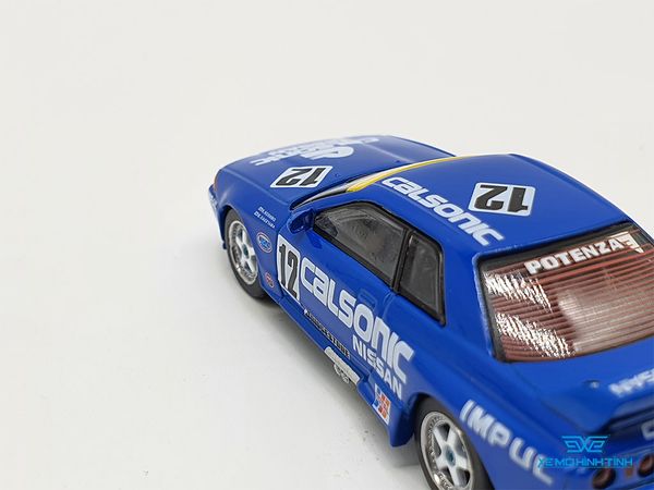 Xe Mô Hình Nissan Skyline GT-R ( R32 ) Gr.A #12 Calsonic 1993 Japan RHD 1:64 MiniGT ( Xanh Dương )