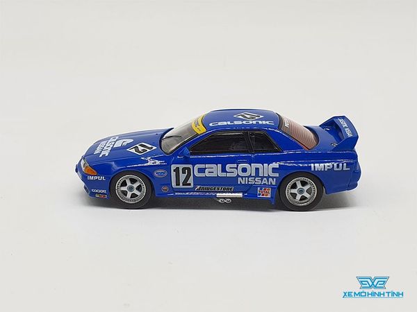 Xe Mô Hình Nissan Skyline GT-R ( R32 ) Gr.A #12 Calsonic 1993 Japan RHD 1:64 MiniGT ( Xanh Dương )