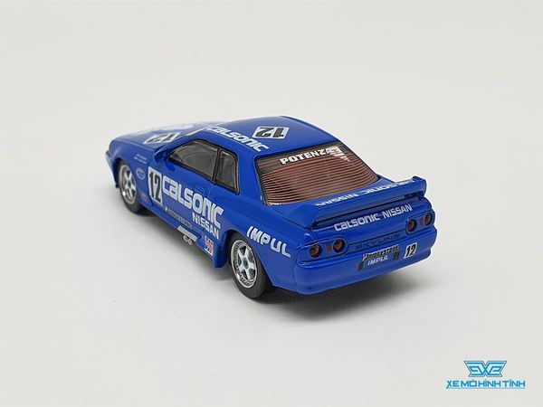 Xe Mô Hình Nissan Skyline GT-R ( R32 ) Gr.A #12 Calsonic 1993 Japan RHD 1:64 MiniGT ( Xanh Dương )