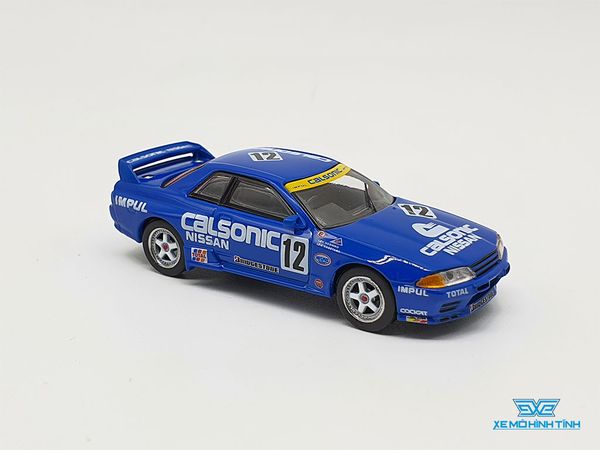 Xe Mô Hình Nissan Skyline GT-R ( R32 ) Gr.A #12 Calsonic 1993 Japan RHD 1:64 MiniGT ( Xanh Dương )