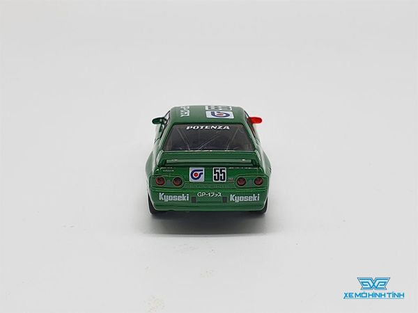 Xe Mô Hình Nissan Skyline GT-R (R32) GR.A #55 Kyoseki 1993 Japan Touringcar Championship RHD 1:64 Minigt ( Xanh )
