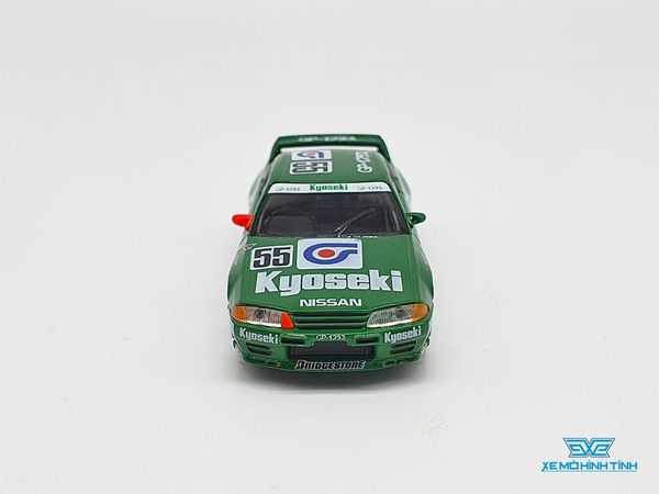 Xe Mô Hình Nissan Skyline GT-R (R32) GR.A #55 Kyoseki 1993 Japan Touringcar Championship RHD 1:64 Minigt ( Xanh )