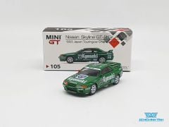 Xe Mô Hình Nissan Skyline GT-R (R32) GR.A #55 Kyoseki 1993 Japan Touringcar Championship RHD 1:64 Minigt ( Xanh )