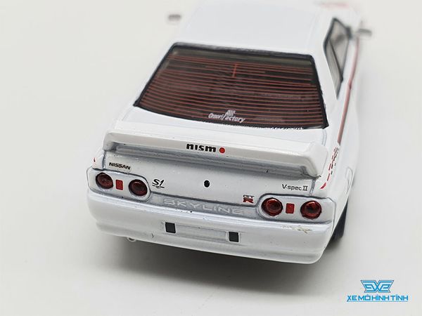 Xe Mô Hình Nissan Skyline GT-R (R32) Nismo S-Tune White RHD 1:64 MiniGT (Trắng)