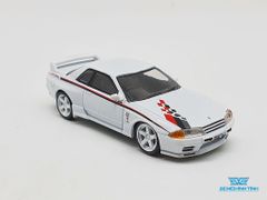 Xe Mô Hình Nissan Skyline GT-R (R32) Nismo S-Tune White RHD 1:64 MiniGT (Trắng)