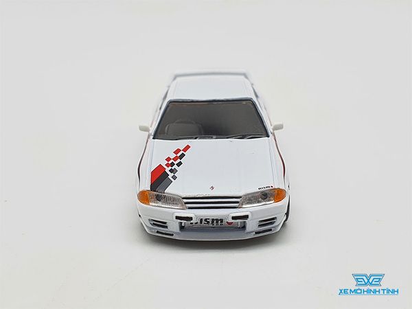 Xe Mô Hình Nissan Skyline GT-R (R32) Nismo S-Tune White RHD 1:64 MiniGT (Trắng)