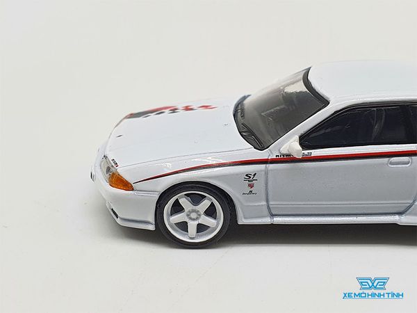 Xe Mô Hình Nissan Skyline GT-R (R32) Nismo S-Tune White RHD 1:64 MiniGT (Trắng)