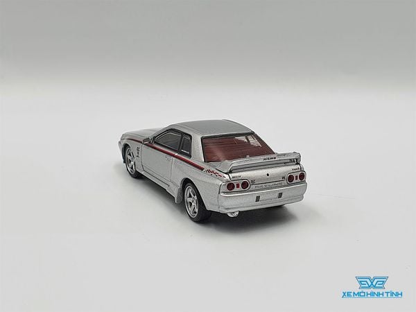 Xe Mô Hình Nissan Skyline GT-R 1:64 MiniGT ( Bạc )