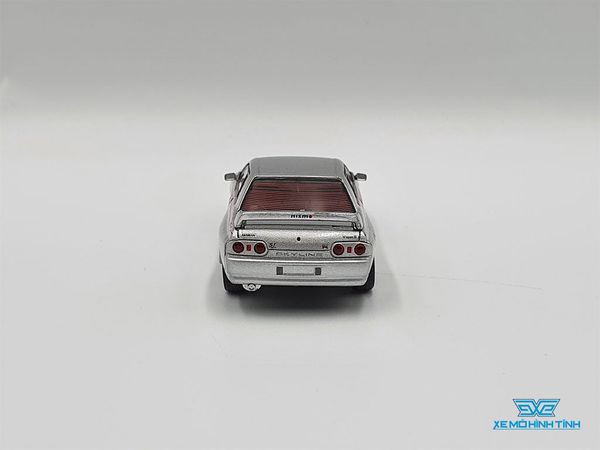 Xe Mô Hình Nissan Skyline GT-R 1:64 MiniGT ( Bạc )