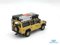 Xe Mô Hình Land Rover Defender 110 1989 Camel Trophy Winner RHD 1:64 MiniGT ( Vàng )