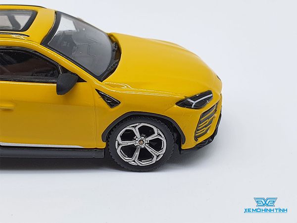 Xe Mô Hình Lamborghini Urus - Giallo Auge LHD 1:64 MiniGT ( Vàng )