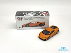 Xe Mô Hình Lamborghini Huracan EVO 1:64 MiniGT ( Cam )