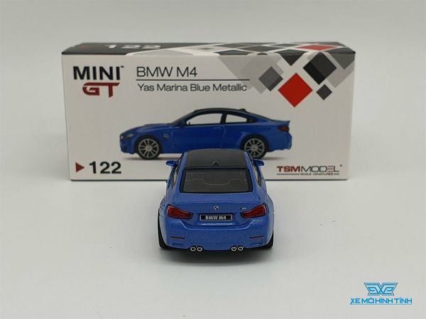 Xe Mô Hình BMW M4 (F82) Yas Marina 1:64 MiniGT ( Xanh Dương )