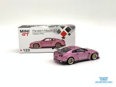 Xe Mô Hình Pandem Nissan GT-R R35 Wing Passion 1:64 MiniGT ( Hồng )