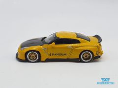 Xe Mô Hình Nissan Pandem  GT-R LHD 1:64 MiniGT ( Vàng )