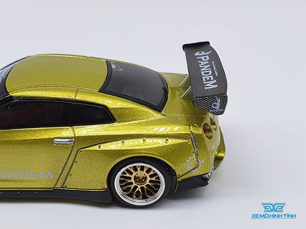 Xe Mô Hình Nissan Pandem GT-R Cosmopolitan 1:64 MiniGT ( Vàng )