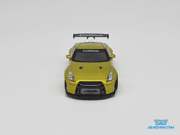 Xe Mô Hình Nissan Pandem GT-R Cosmopolitan 1:64 MiniGT ( Vàng )