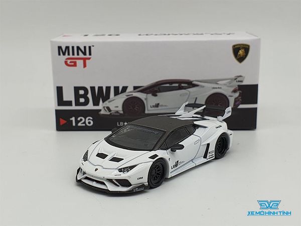 Xe Mô Hình Lamborghini Huracan GT 1:64 MiniGT ( Trắng )