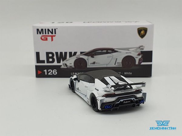 Xe Mô Hình Lamborghini Huracan GT 1:64 MiniGT ( Trắng )