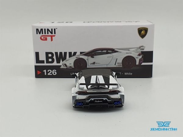 Xe Mô Hình Lamborghini Huracan GT 1:64 MiniGT ( Trắng )