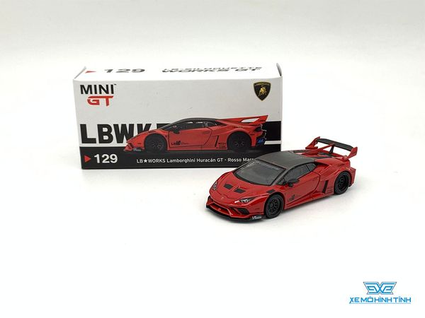 Xe Mô Hình Lamborghini Huracan GT - Rosso Mars 1:64 MiniGT ( Đỏ )