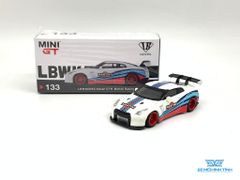 MINIGT 1/64　LBWK NISSAN GT-R（R35）　4 Xe Mô Hình LB*Works Nissan GT-R (R35) 1:64 MiniGT ( Martini